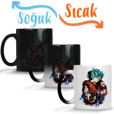 Baskı Dükkanı Goku E Jiren Universe Tournament Sihirli Kupa Bardak Porselen