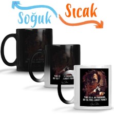 Baskı Dükkanı Dirty Harry Do Ya Feel Lucky Punk Sihirli Kupa Bardak Porselen