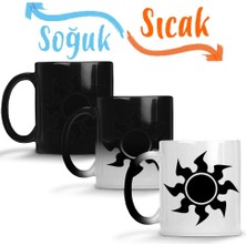 Baskı Dükkanı Mae De Pug Köpek Sihirli Kupa Bardak Porselen