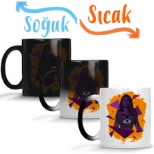 Baskı Dükkanı Quantos The Walking Dead Sihirli Kupa Bardak Porselen