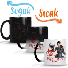 Baskı Dükkanı Resident Evil 2 Sihirli Kupa Bardak Porselen