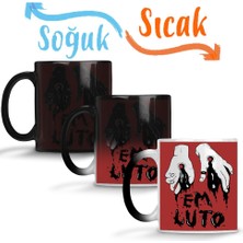 Baskı Dükkanı Em Luto Sihirli Kupa Bardak Porselen