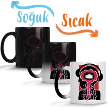 Baskı Dükkanı The Digi Tour Logo Sihirli Kupa Bardak Porselen