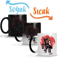 Baskı Dükkanı Akuma Great Demon Sihirli Kupa Bardak Porselen