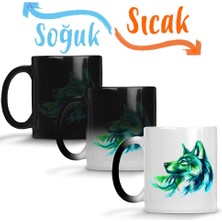 Baskı Dükkanı Ventos Uivantes Sihirli Kupa Bardak Porselen