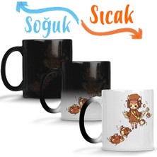 Baskı Dükkanı Pokemons E Treinadores 13 Sihirli Kupa Bardak Porselen