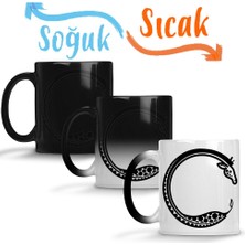 Baskı Dükkanı Girafa Sihirli Kupa Bardak Porselen