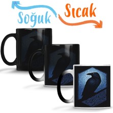 Baskı Dükkanı Vky Corvo Sihirli Kupa Bardak Porselen