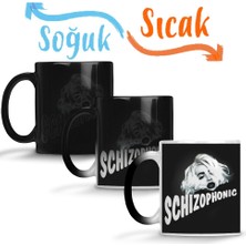 Baskı Dükkanı Nuno Schizophonic Sihirli Kupa Bardak Porselen
