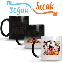 Baskı Dükkanı Goku Variados Sihirli Kupa Bardak Porselen