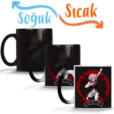 Baskı Dükkanı Sakura Naruto Sihirli Kupa Bardak Porselen