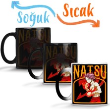 Baskı Dükkanı Fairy Tail Natsu Dragneel Fighting Stance Sihirli Kupa Bardak Porselen