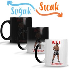 Baskı Dükkanı Muhammed Ali Boks Sihirli Kupa Bardak Porselen