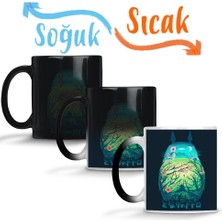 Baskı Dükkanı Neighbor Totoro Sihirli Kupa Bardak Porselen