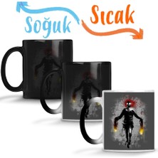 Baskı Dükkanı Metal Gear Solid 5 Street Mantis Sihirli Kupa Bardak Porselen