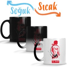 Baskı Dükkanı Michael Phelps The Baltimore Bullet Phelps Sihirli Kupa Bardak Porselen