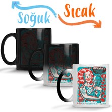 Baskı Dükkanı El Cartaz Sihirli Kupa Bardak Porselen