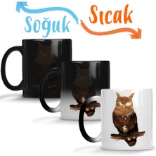 Baskı Dükkanı Owl Sunset Baykuş Sihirli Kupa Bardak-Kurtarıldı.jpg