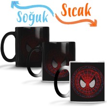 Baskı Dükkanı Spider Man Future Spidey Sihirli Kupa Bardak Porselen