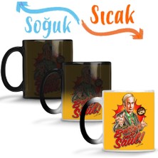 Baskı Dükkanı Saul Goodman Better Call Saul Sihirli Kupa Bardak Porselen