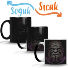 Baskı Dükkanı Thanos Tıtan Legends Sihirli Kupa Bardak Porselen