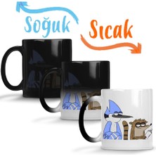 Baskı Dükkanı Regular Show 03 Sihirli Kupa Bardak Porselen