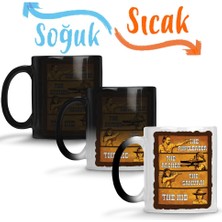 Baskı Dükkanı The Ringleader The Archer The Samurai Sihirli Kupa Bardak Porselen