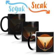 Baskı Dükkanı Transistor Red Cloudbanks Finest Sihirli Kupa Bardak Porselen