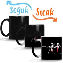 Baskı Dükkanı Pulp Fiction Wars 2 Sihirli Kupa Bardak Porselen