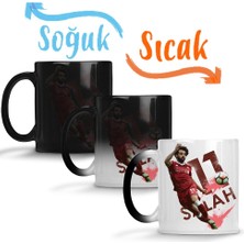 Baskı Dükkanı Mohamed Salah 01 Sihirli Kupa Bardak Porselen