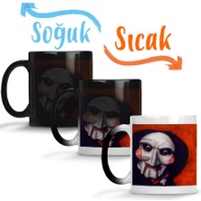 Baskı Dükkanı Rock'n Roll Renkli Sihirli Kupa Bardak Porselen