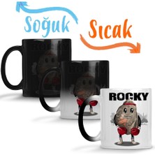 Baskı Dükkanı Rocky Boks Sihirli Kupa Bardak Porselen