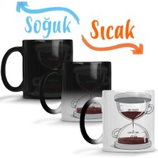 Baskı Dükkanı Coffee Time Sihirli Kupa Bardak Porselen