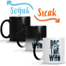 Baskı Dükkanı Doctor Who Sihirli Kupa Bardak Porselen