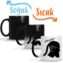 Baskı Dükkanı Ragnar Lodbrok Sihirli Kupa Bardak Porselen