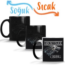 Baskı Dükkanı House Stark Sihirli Kupa Bardak Porselen