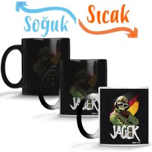 Baskı Dükkanı Rainbow Six Jager Sihirli Kupa Bardak Porselen