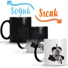 Baskı Dükkanı Joy Division Sihirli Kupa Bardak Porselen
