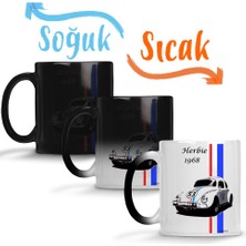 Baskı Dükkanı Herbie 1968 Araba Sihirli Kupa Bardak Porselen