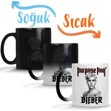 Baskı Dükkanı Justin Bieber Purpose Tour Sihirli Kupa Bardak Porselen