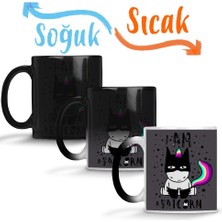 Baskı Dükkanı Unicorn Batcorn 04 Sihirli Kupa Bardak Porselen