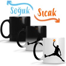 Baskı Dükkanı Michael Jakson Sihirli Kupa Bardak Porselen