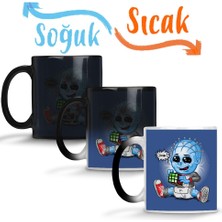 Baskı Dükkanı Bebek Küpü Çözmek Sihirli Kupa Bardak Porselen