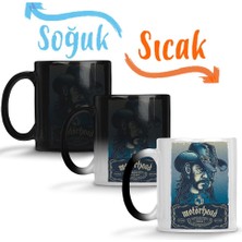 Baskı Dükkanı Motörhead Konser Sihirli Kupa Bardak Porselen