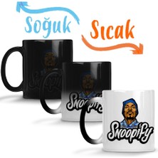 Baskı Dükkanı Snoop Dog Fly Sihirli Kupa Bardak Porselen