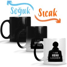Baskı Dükkanı Sherlock I Am Sher Locked Sherlock Holmes Sherlocked Sihirli Kupa Bardak Porselen