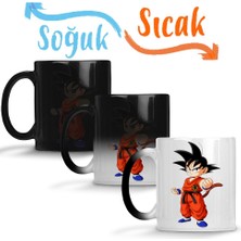 Baskı Dükkanı Classico Goku Sihirli Kupa Bardak Porselen