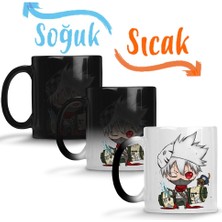 Baskı Dükkanı Naruto Kakashi Sihirli Kupa Bardak Porselen