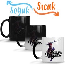 Baskı Dükkanı Ekko League Of Legends Sihirli Kupa Bardak Porselen