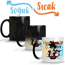Baskı Dükkanı Dragon Ball Super Sihirli Kupa Bardak Porselen